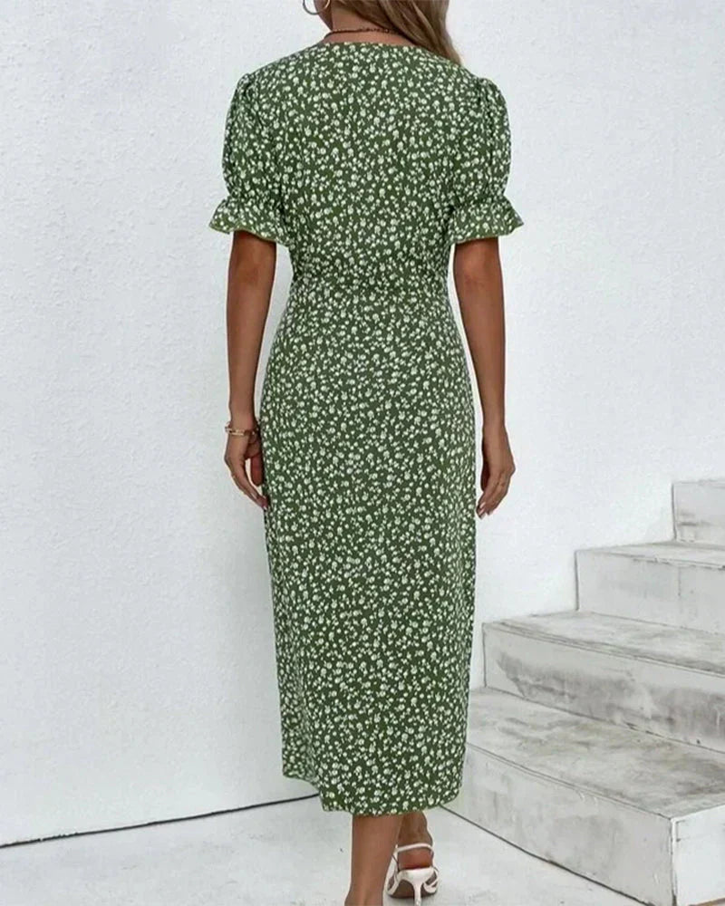 stylové květinové šaty