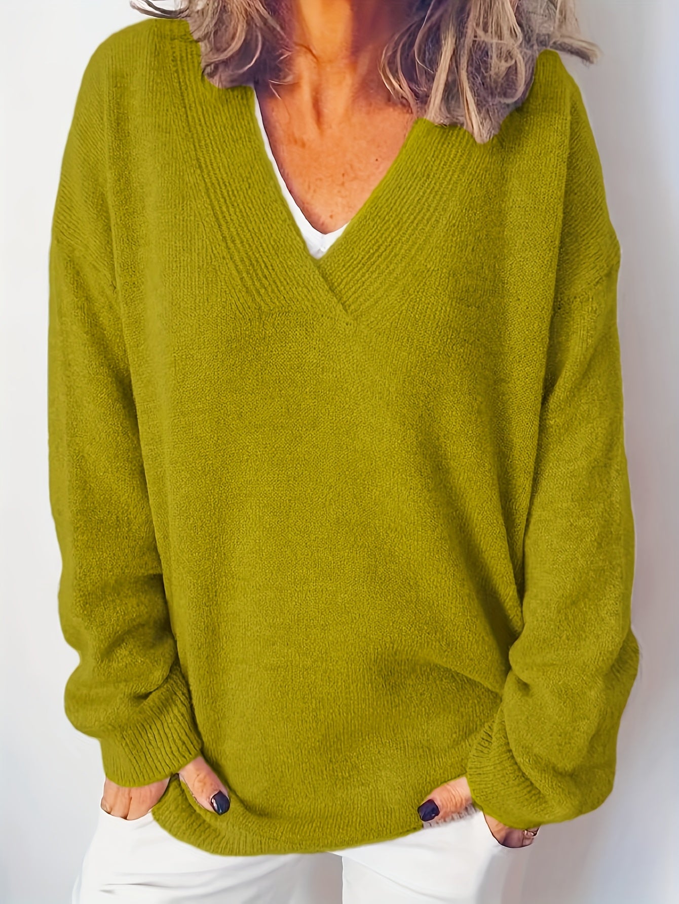 Norello™| Měkký V-neck svetr