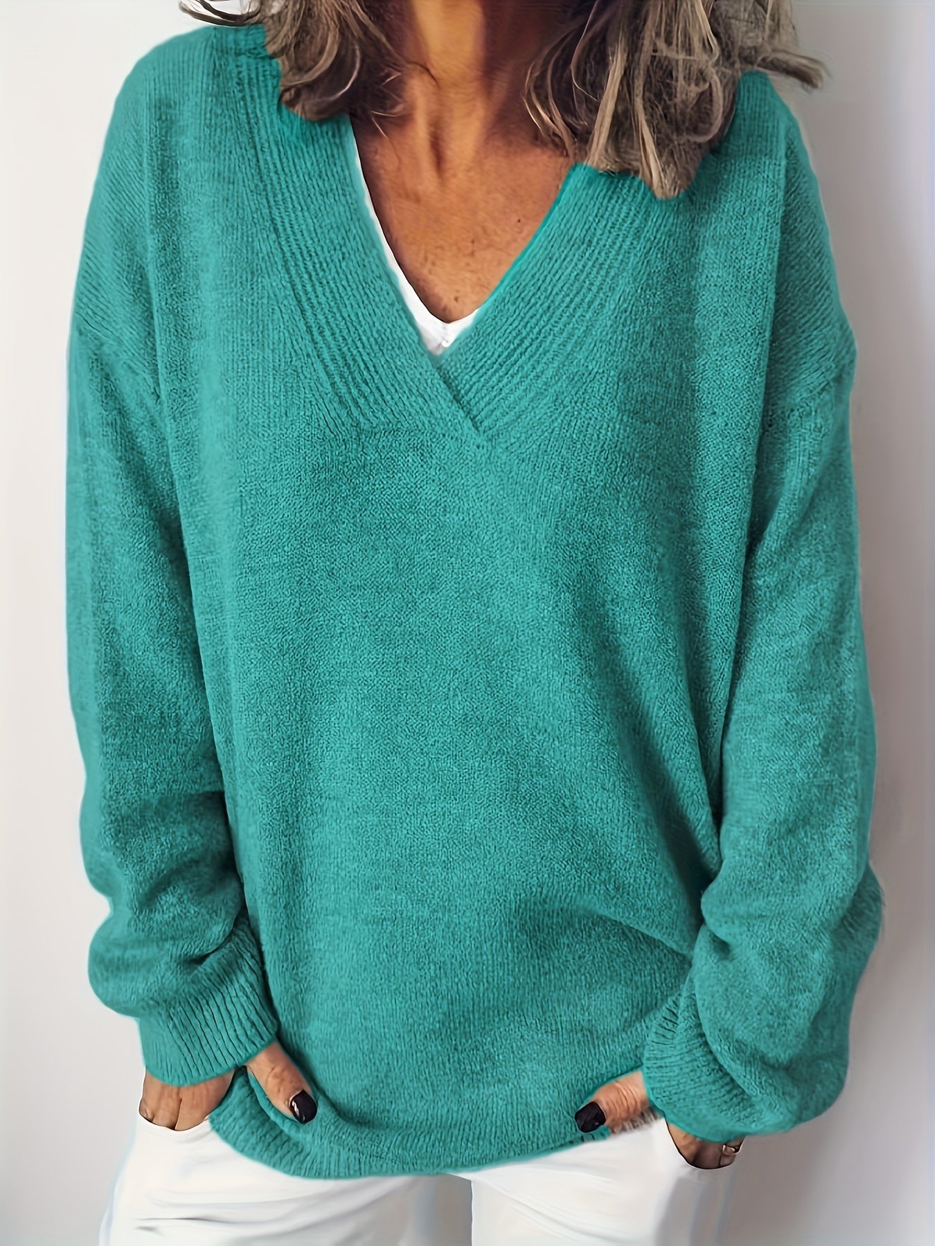 Norello™| Měkký V-neck svetr