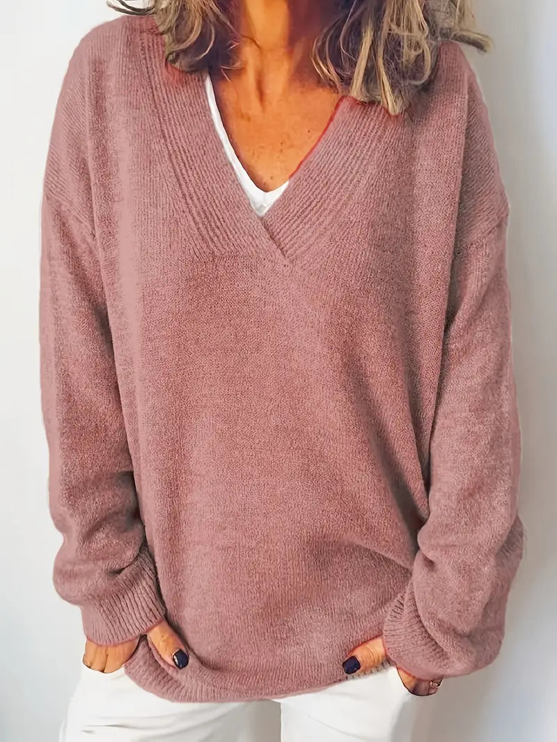 Norello™| Měkký V-neck svetr