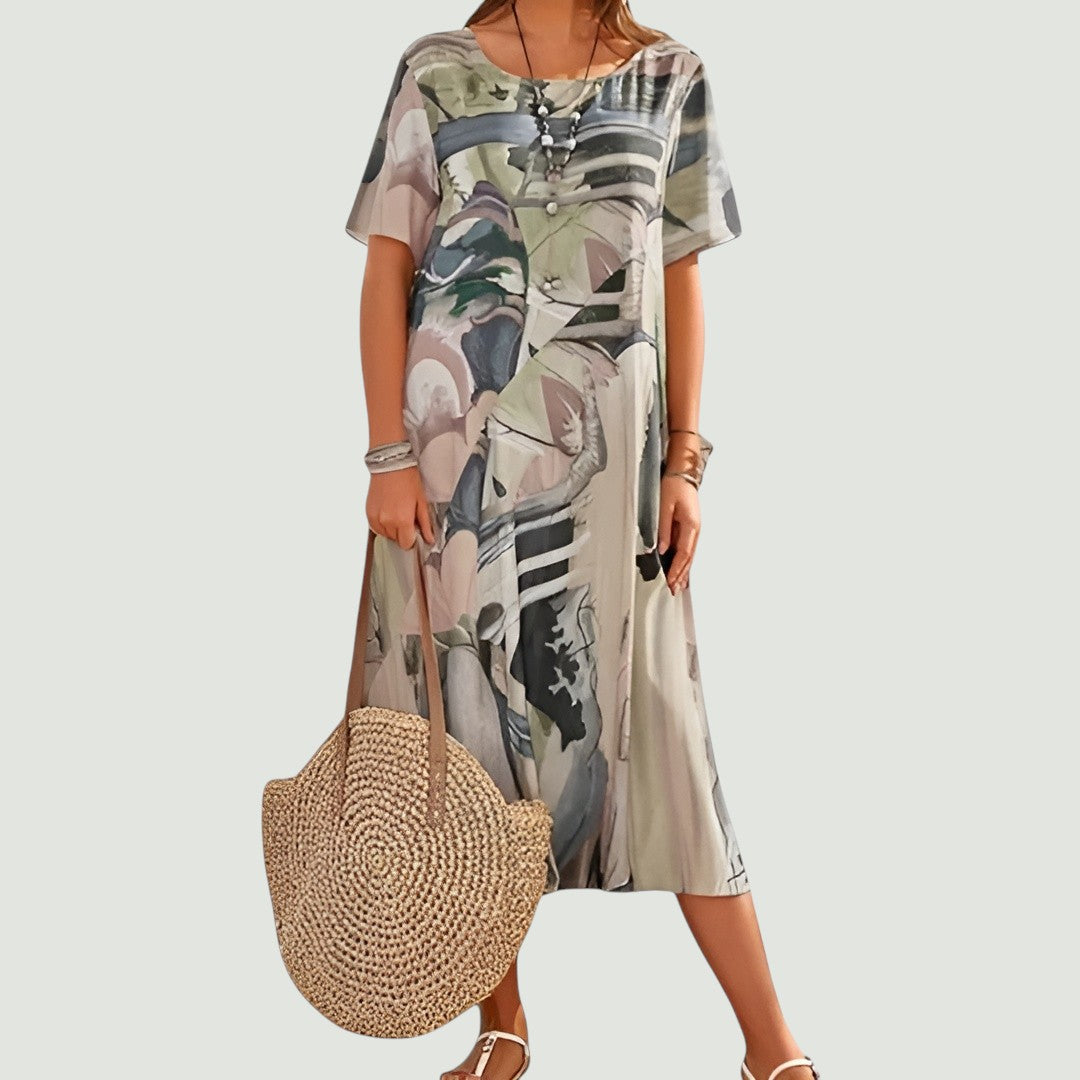 Lehká a elegantní letní midi šaty