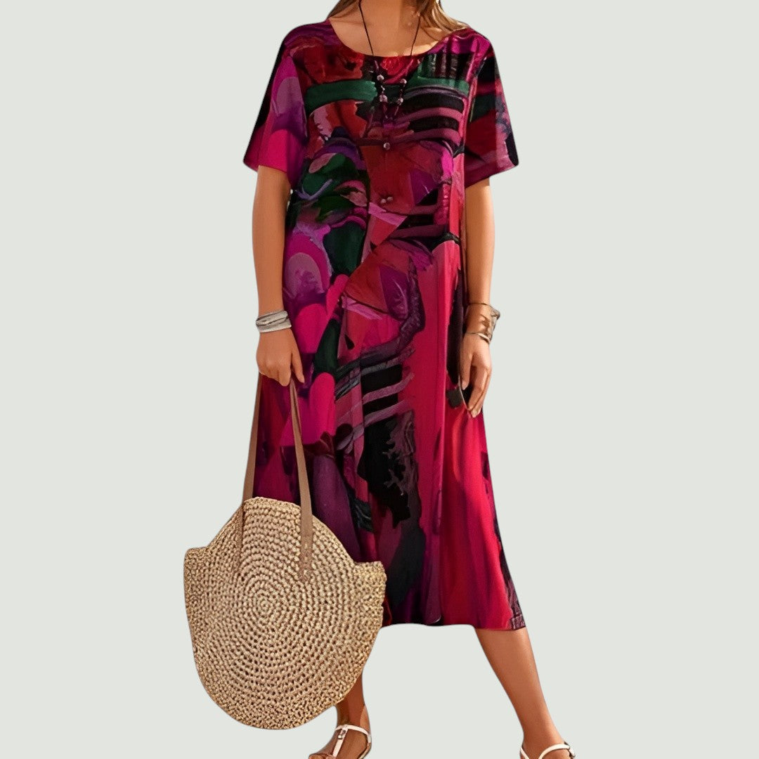 Lehká a elegantní letní midi šaty