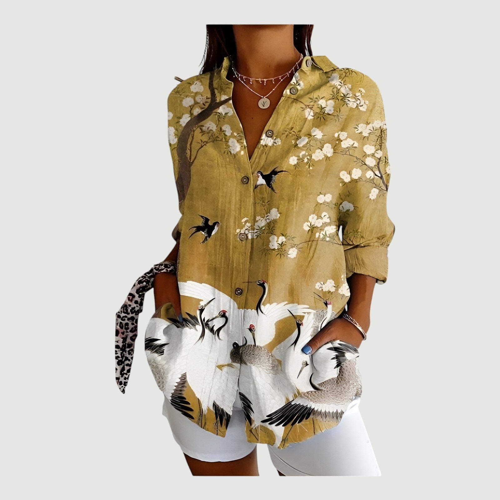 Halenka s barevným designem