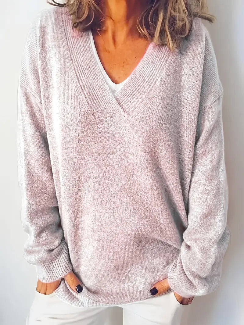 Norello™| Měkký V-neck svetr