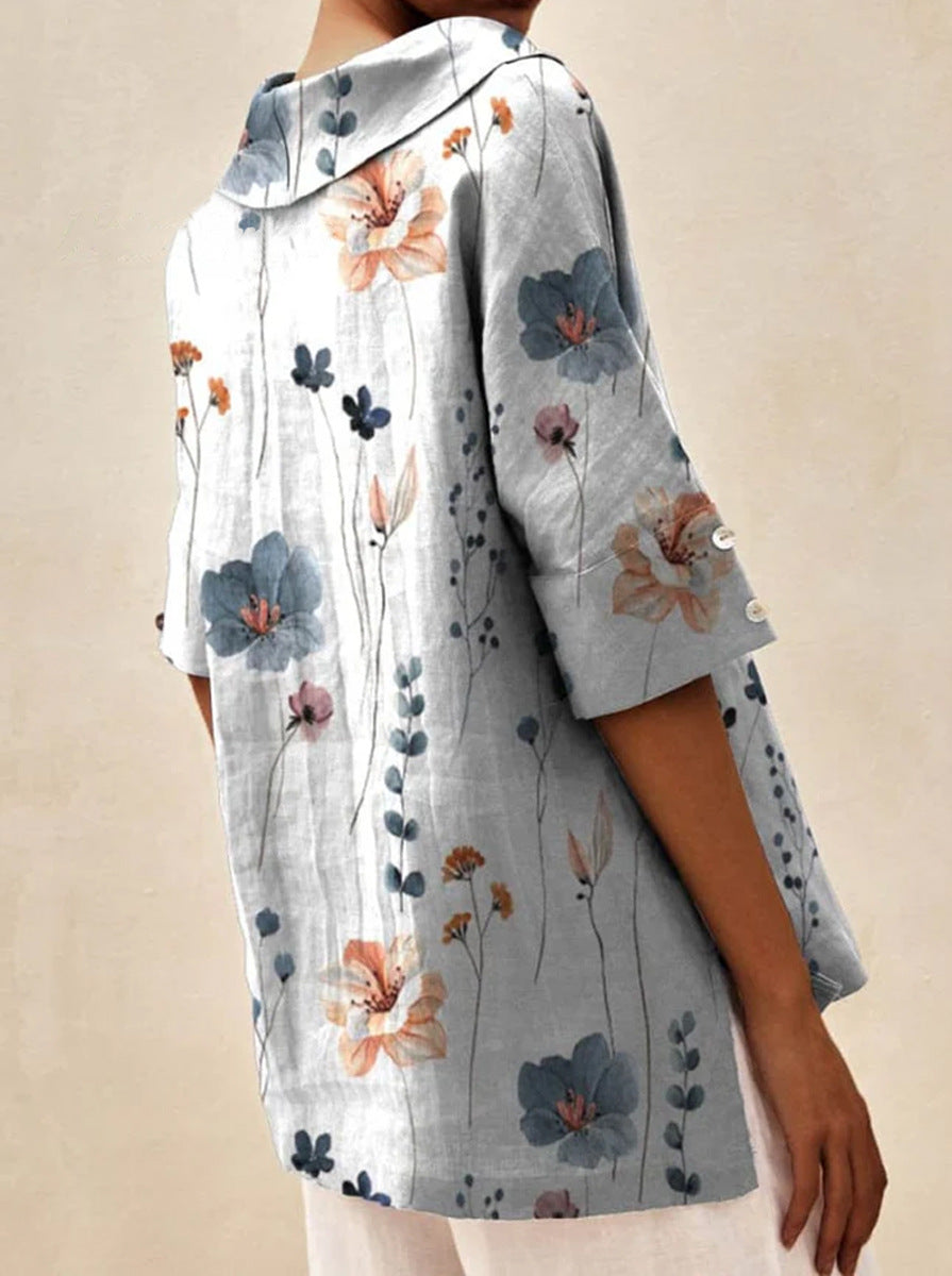 Elegantní top s výstřihem do V