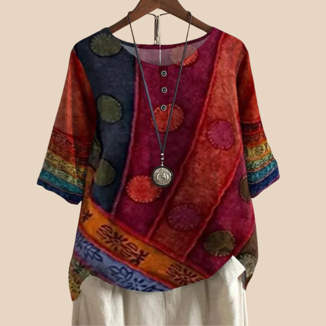 Boho ležérní halenka