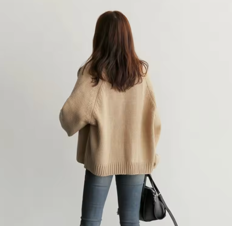 Norello™ |Luźna Kurtka Swetrowa