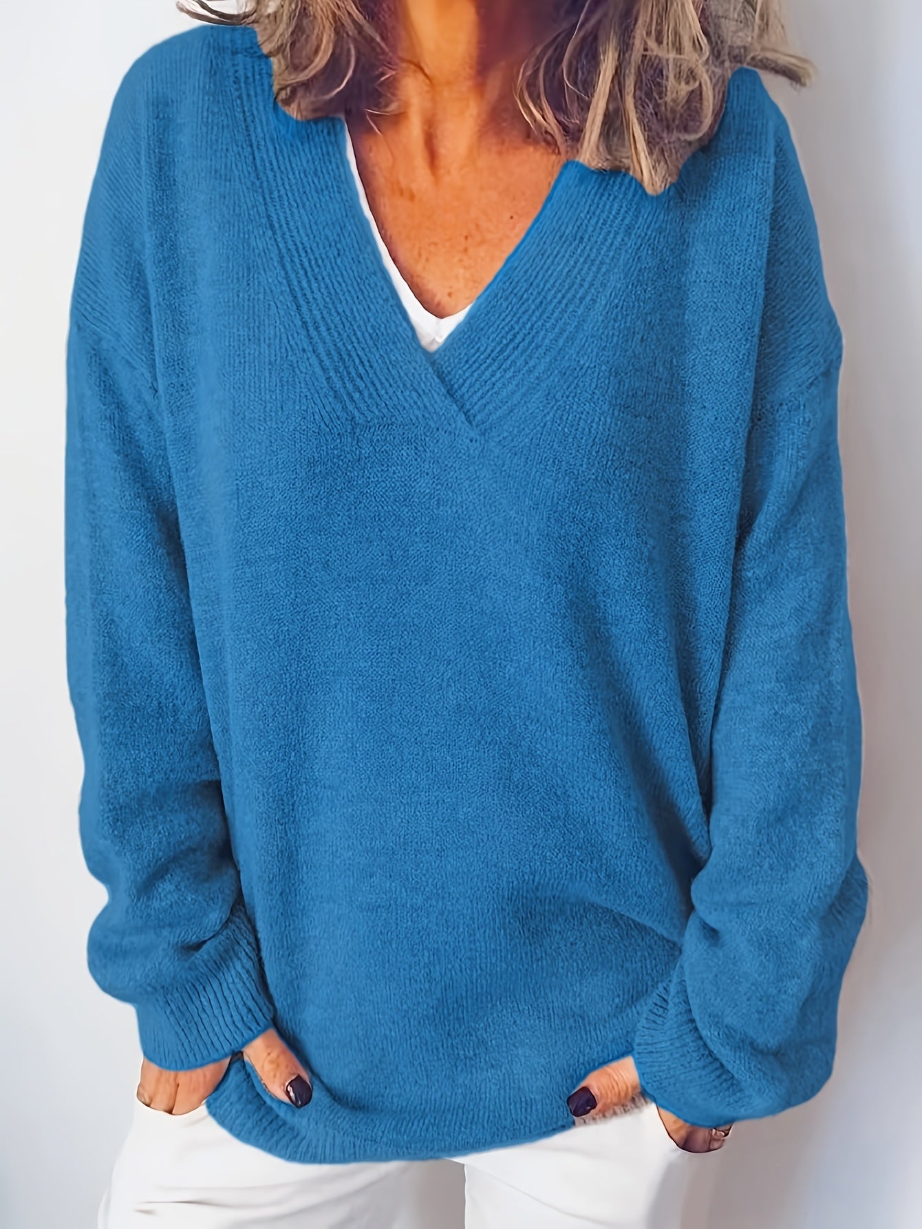 Norello™| Měkký V-neck svetr