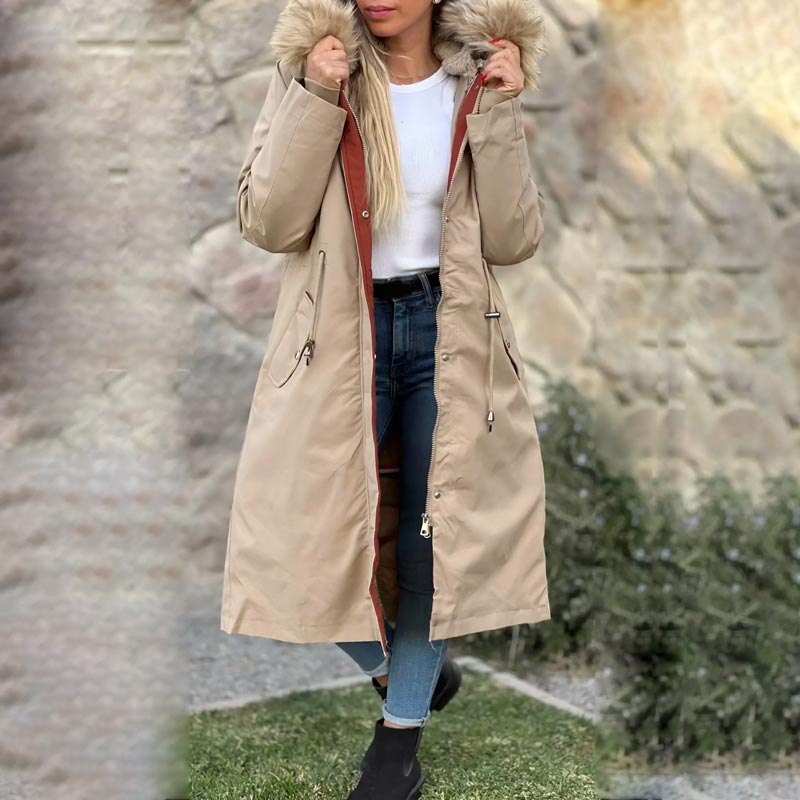 Norello™ | Stylová dámská zimní bunda s kapucí a měkkým límcem