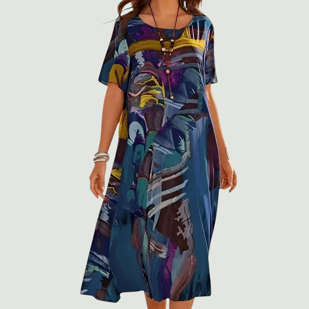 Lehká a elegantní letní midi šaty